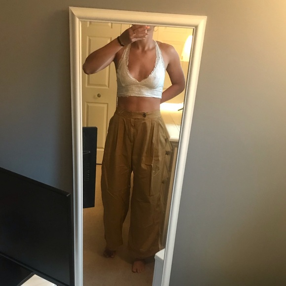 FREE PEOPLE HIGH WAISTED PANTS - Picture 4 of 7